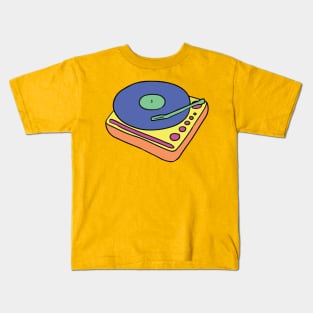 80s Retro Compact Disk Kids T-Shirt